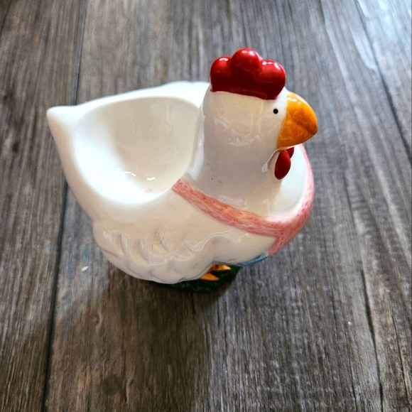 Vintage Cermic Chicken Egg Cup Holder - Picture 1 of 3